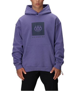 KNOCKOUT LOGO PREMIUM HEAVYWEIGHT PULLOVER HOODY - PURPLE DAWN