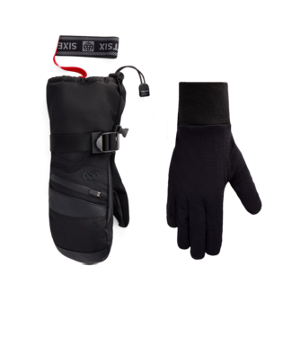 WOMENS GORE-TEX SMARTY® 3-in-1 GAUNTLET MITT - BLACK