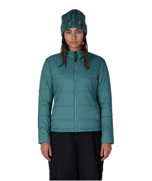 WOMENS THERMAL PUFF INSULATED JACKET - PALE FIRN