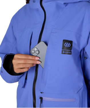 WOMENS GORE-TEX SCHEME™ THERMAGRAPH® JACKET - ALPENGLOW BLUE