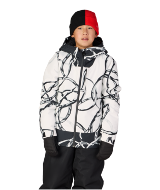 BOYS GATEWAY™ INSULATED JACKET - WHITE WIRE COLORBLOCK