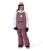 YOUTH WATERPROOF HOODY - WHITE COLORBLOCK