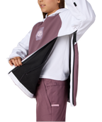 YOUTH WATERPROOF HOODY - WHITE COLORBLOCK