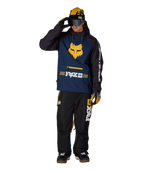 MENS FOX RACING WATERPROOF HOODY - FOX NAVY COLORBLOCK