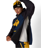 MENS FOX RACING WATERPROOF HOODY - FOX NAVY COLORBLOCK