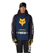 MENS FOX RACING WATERPROOF HOODY - FOX NAVY COLORBLOCK