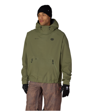 MENS WINDSTOPPER® PULLOVER HOODY - FATIGUE GREEN