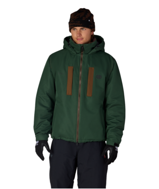 MENS WINDSTOPPER® GUIDELINE INSULATED JACKET - MOSS GREEN