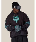 MENS FOX RACING WATERPROOF TEAM HOODY - FOX PALE FIRN