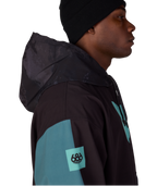MENS FOX RACING WATERPROOF TEAM HOODY - FOX PALE FIRN