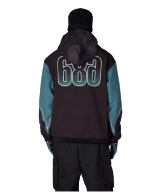 MENS FOX RACING WATERPROOF TEAM HOODY - FOX PALE FIRN