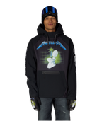 MENS METALLICA WATERPROOF HOODY - METALLICA BLACK
