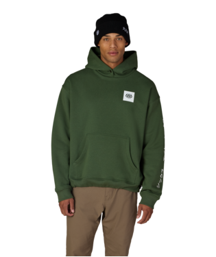 JAPOW PREMIUM HEAVYWEIGHT PULLOVER HOODY - MOSS GREEN