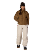 WOMENS GRACIOUS PUFFER JACKET - DARK EARTH