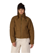 WOMENS GRACIOUS PUFFER JACKET - DARK EARTH