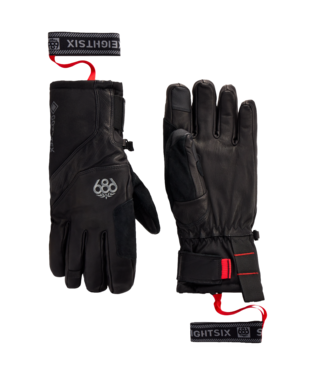 MENS GORE-TEX STRONGHOLD™ LEATHER GLOVE - BLACK