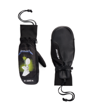 MENS CRUSH INSULATED MITT - METALLICA BLACK