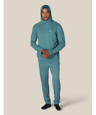 MENS MISSION GRID™ RAGLAN HOODY - PALE FIRN