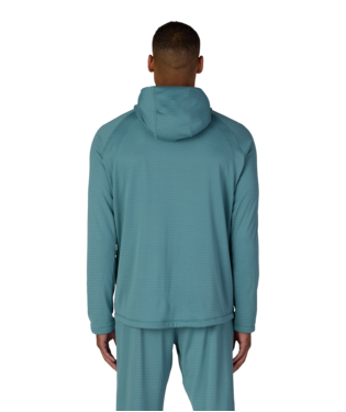 MENS MISSION GRID™ RAGLAN HOODY - PALE FIRN