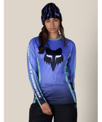 WOMENS FOX RACING BASE LAYER LS - FOX ALPENGLOW BLUE