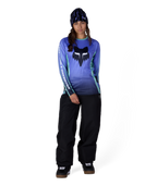 WOMENS FOX RACING BASE LAYER LS - FOX ALPENGLOW BLUE