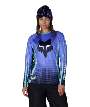 WOMENS FOX RACING BASE LAYER LS - FOX ALPENGLOW BLUE