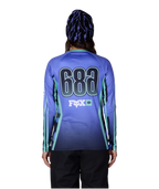 WOMENS FOX RACING BASE LAYER LS - FOX ALPENGLOW BLUE