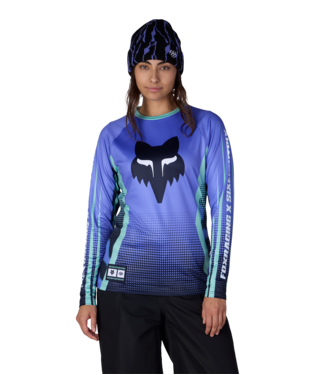 WOMENS FOX RACING BASE LAYER LS - FOX ALPENGLOW BLUE