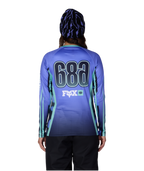 WOMENS FOX RACING BASE LAYER LS - FOX ALPENGLOW BLUE