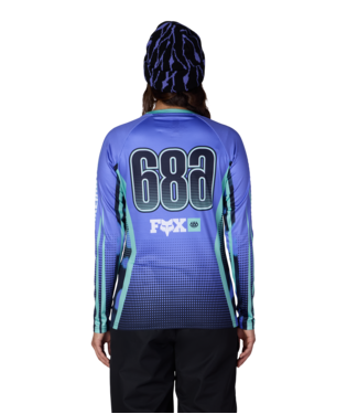 WOMENS FOX RACING BASE LAYER LS - FOX ALPENGLOW BLUE