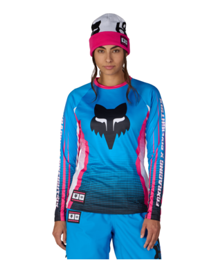 WOMENS FOX RACING BASE LAYER LS - FOX BLUE