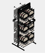 GOGGLE COMPLETE RACK - BLACK