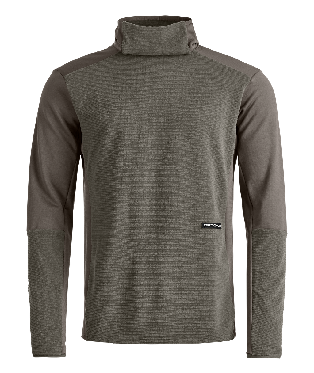 FLEECE RIB HOODY Hombre