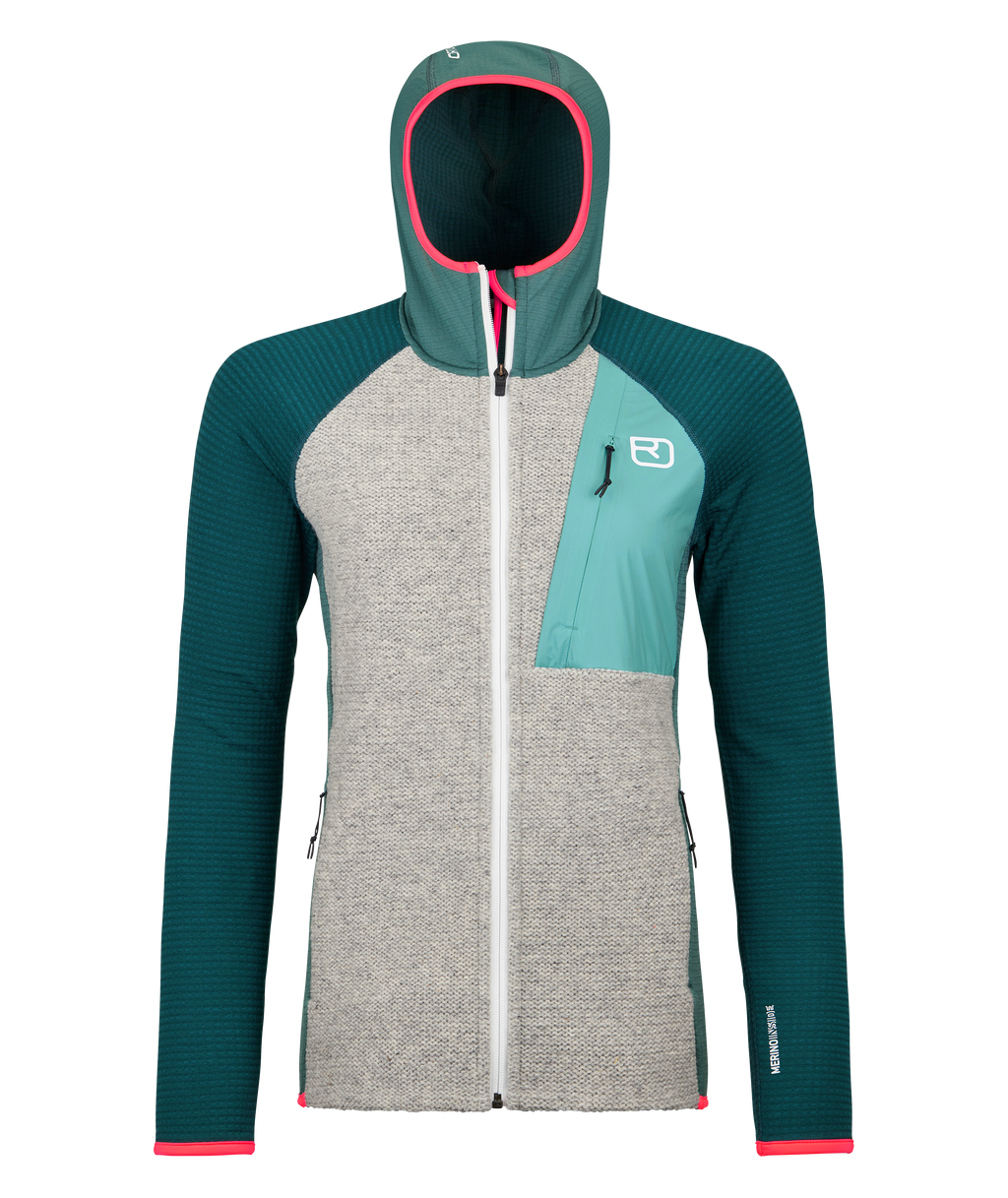 FLEECE GP CLASSIC KNIT HOODY W