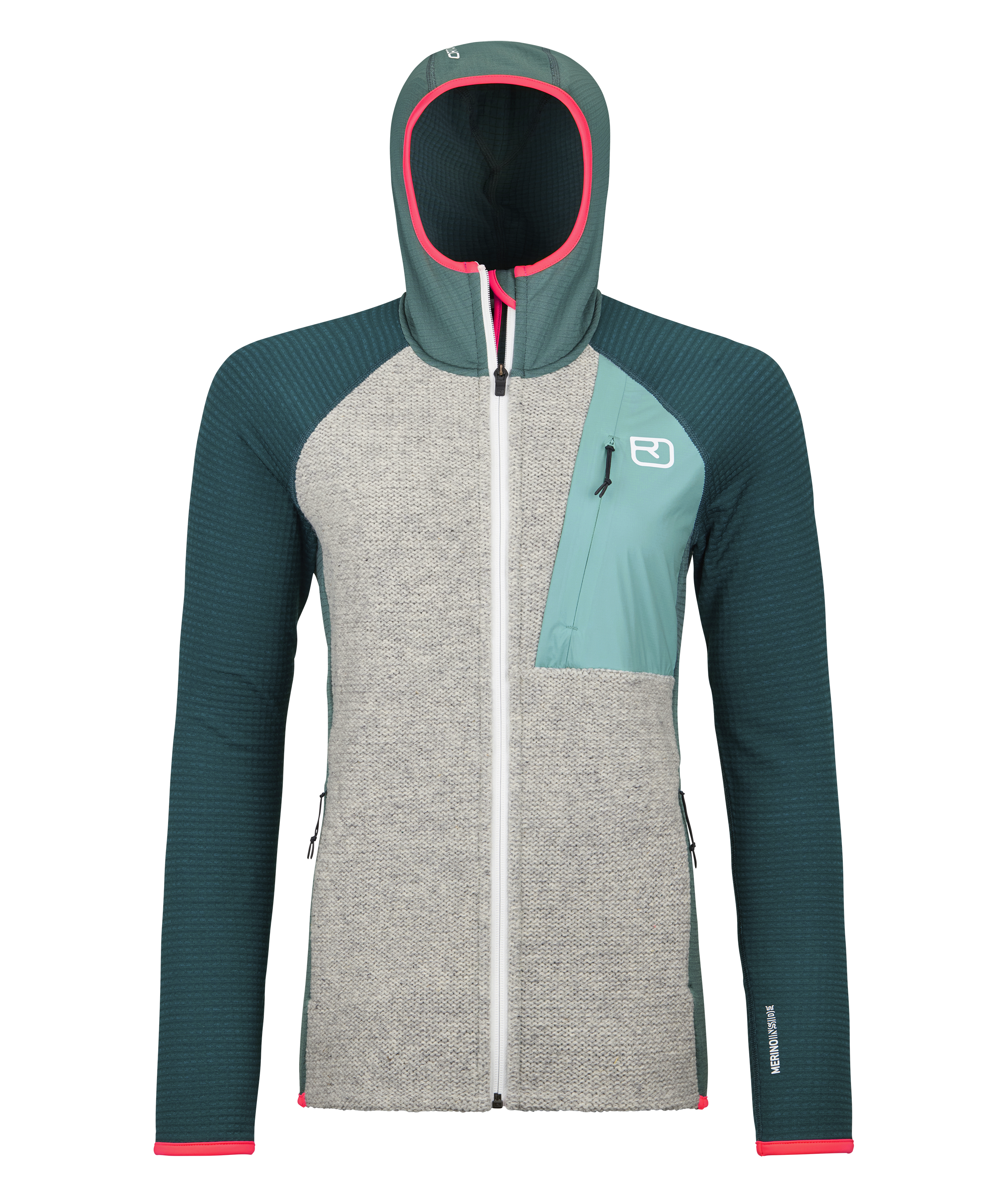 FLEECE GP CLASSIC KNIT HOODY W