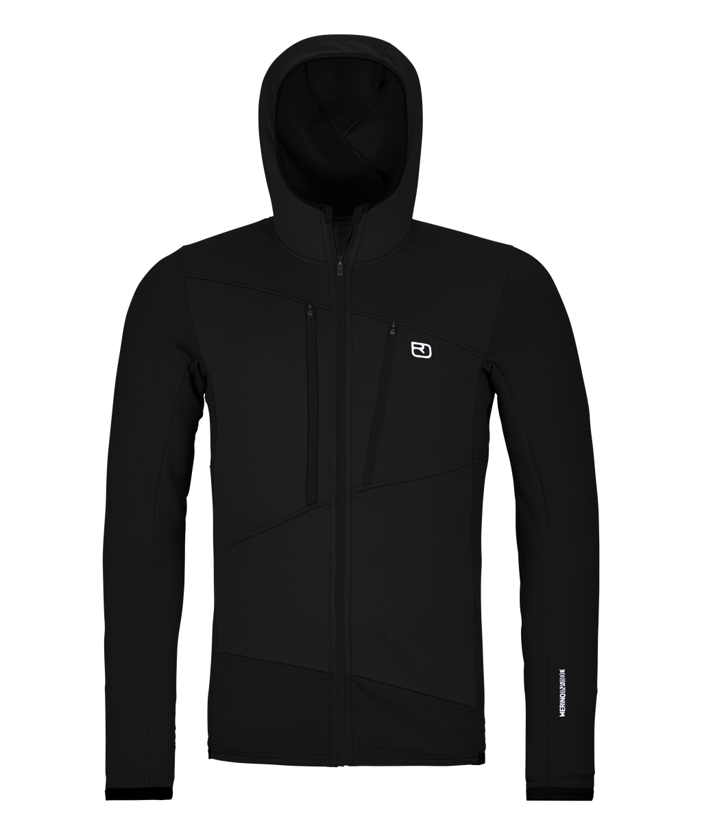 FLEECE GRID HOODY M