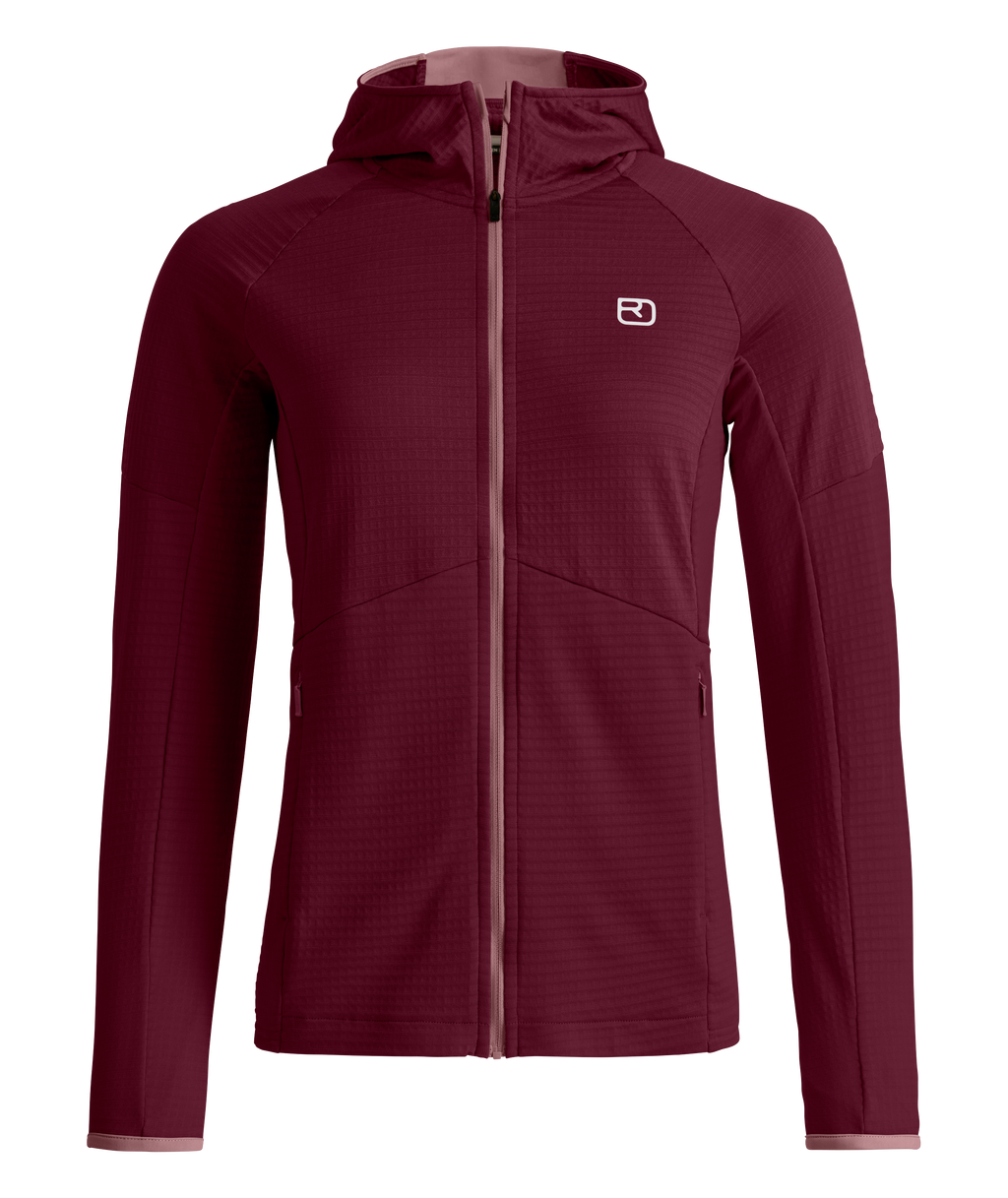 FLEECE LIGHT GRID HOODY W