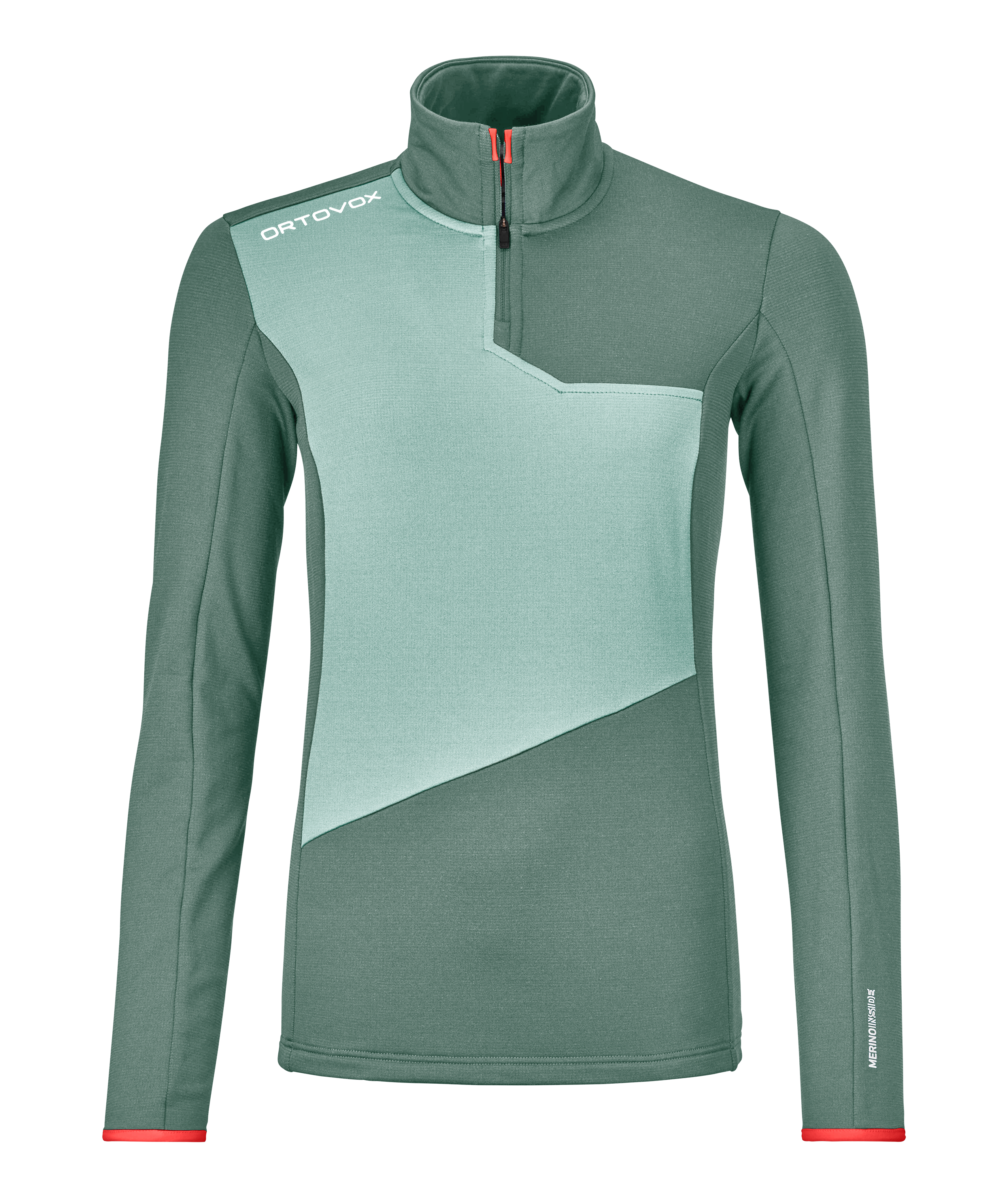 FLEECE LIGHT ZIP NECK W