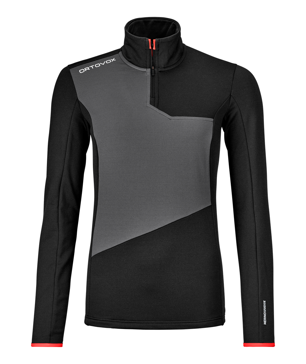 FLEECE LIGHT ZIP NECK W