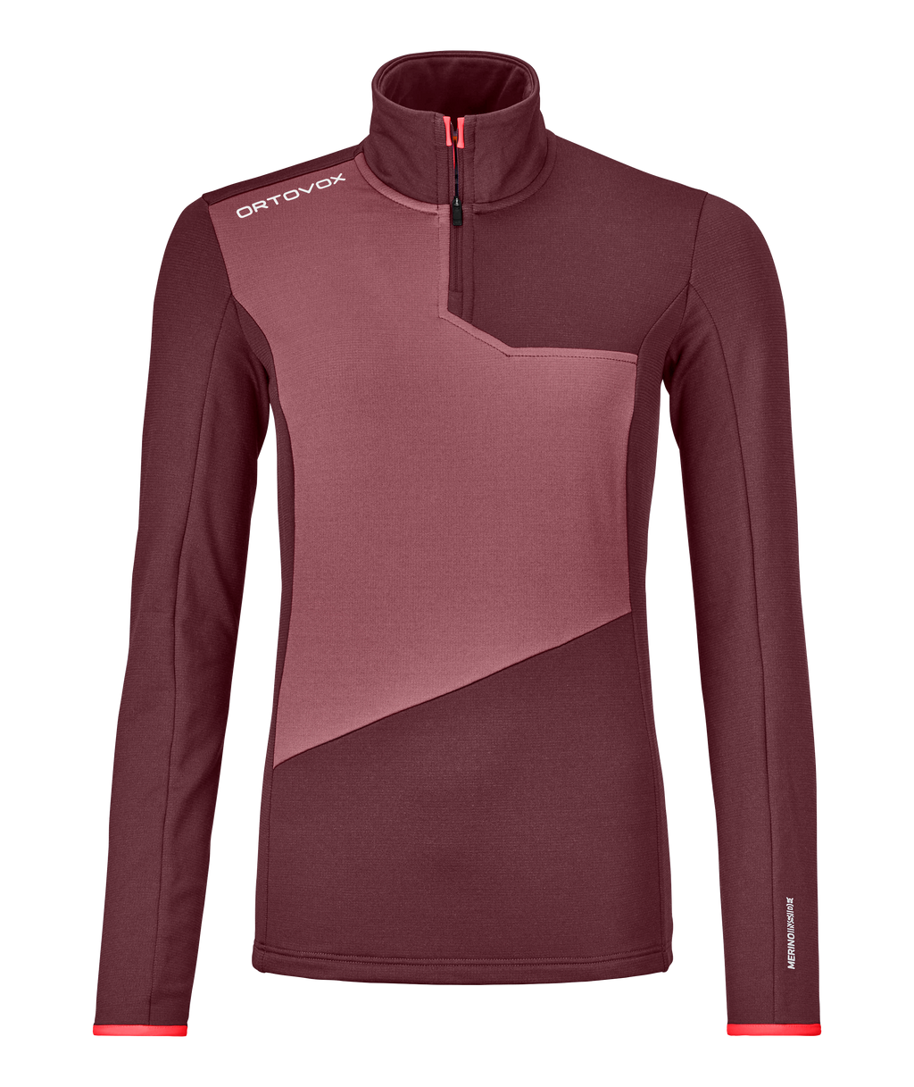 FLEECE LIGHT ZIP NECK W