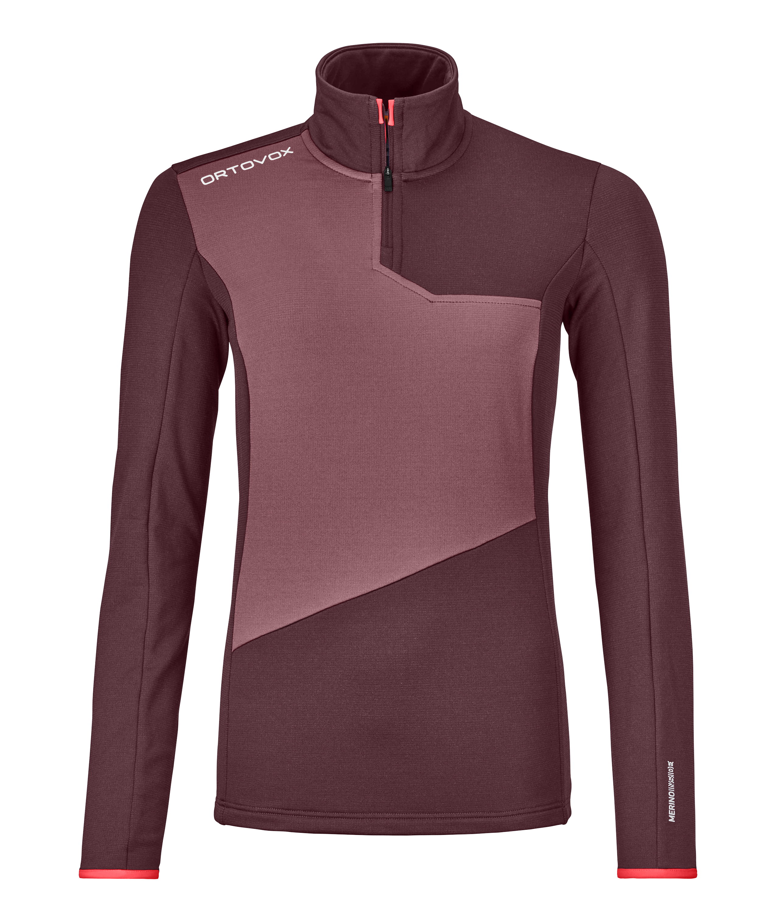 FLEECE LIGHT ZIP NECK W