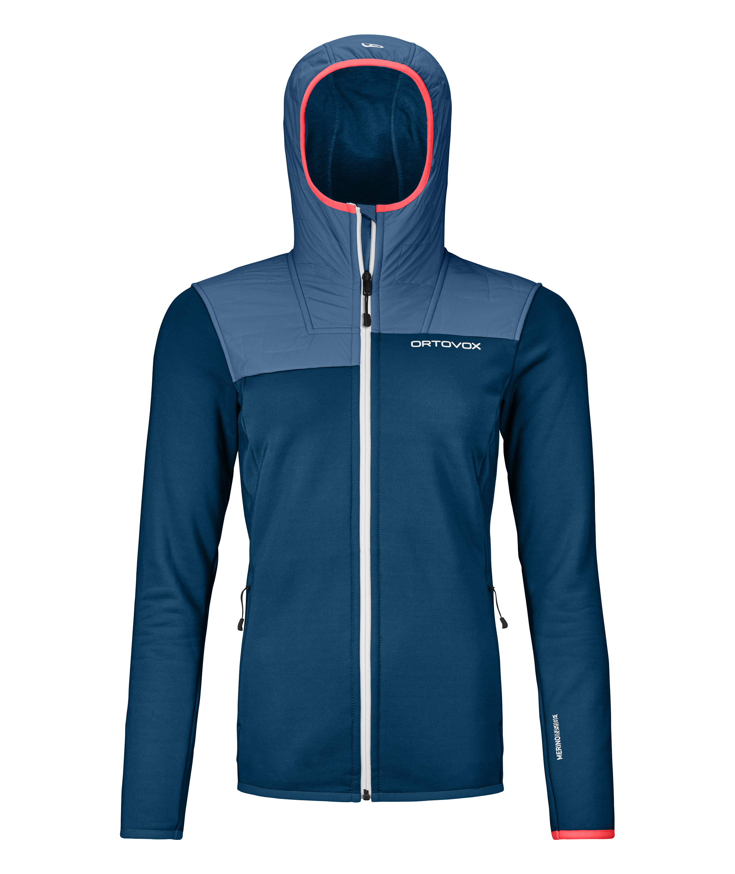 FLEECE LIGHT GRID HOODY W