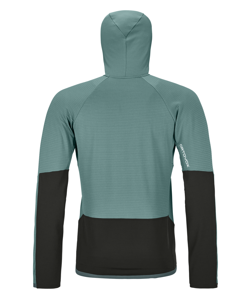 FLEECE RIB HOODY Hombre