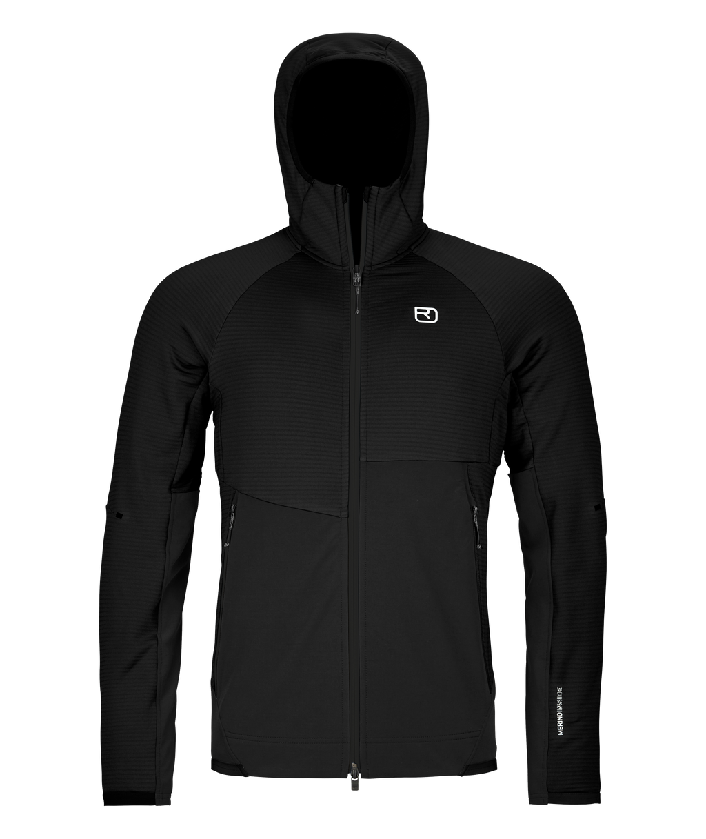 FLEECE RIB HOODY Hombre