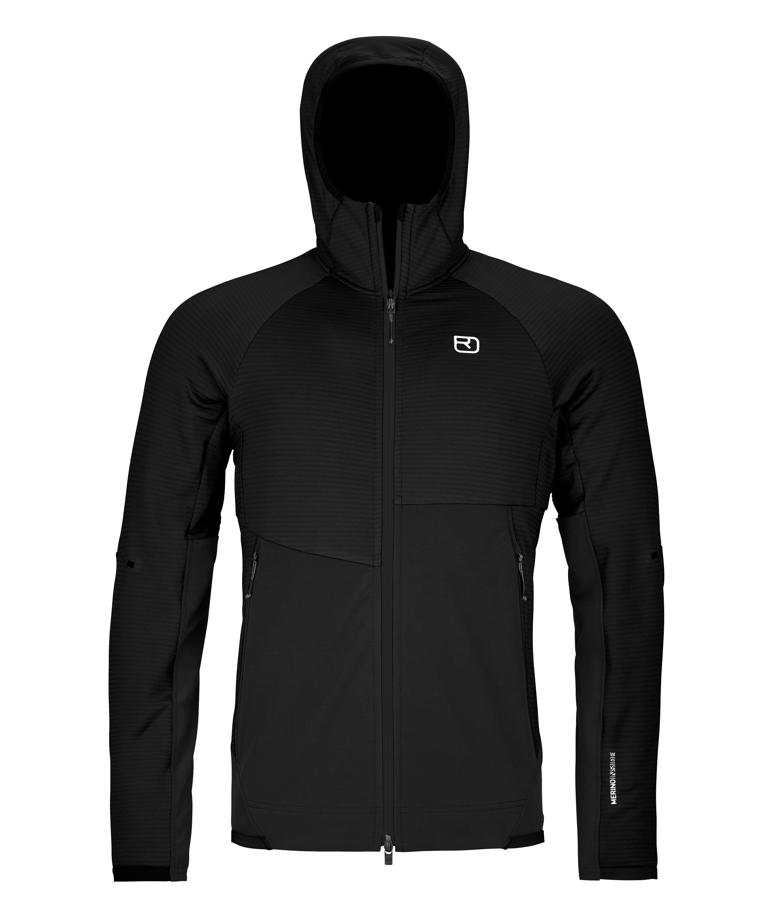 FLEECE RIB HOODY Hombre