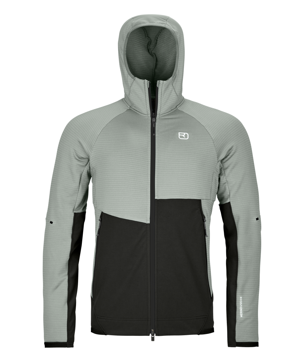 FLEECE RIB HOODY Hombre