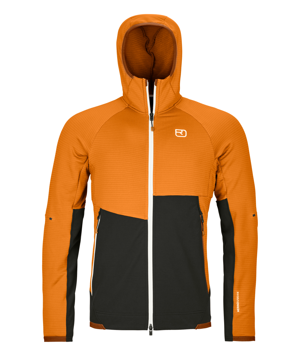 FLEECE RIB HOODY Hombre