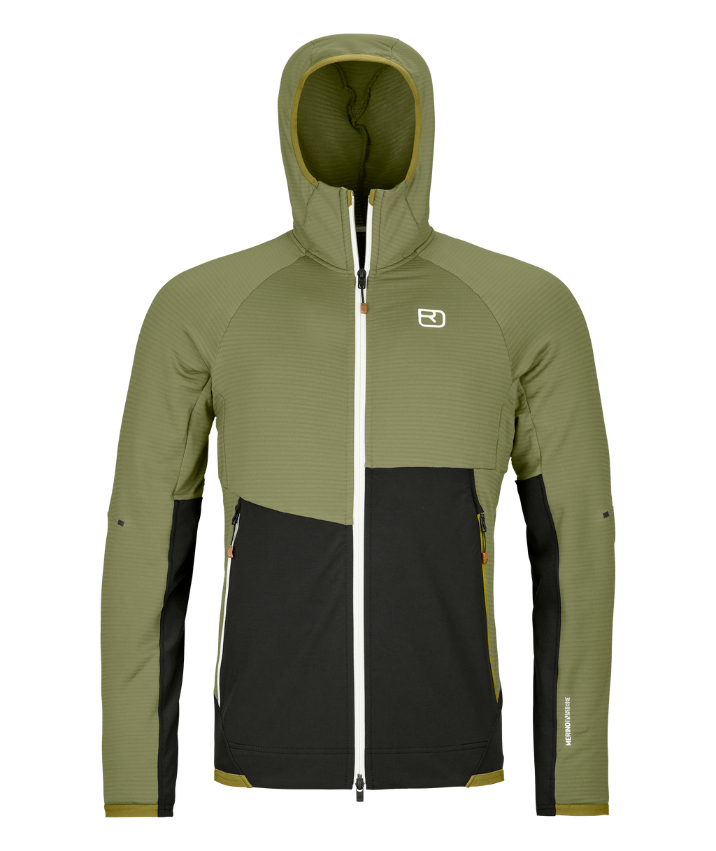 FLEECE RIB HOODY Hombre