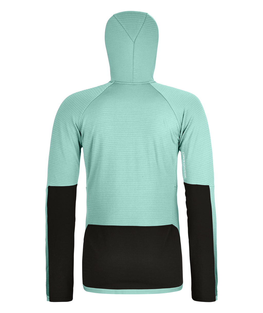 FLEECE RIB HOODY mujer