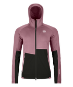 FLEECE RIB HOODY mujer